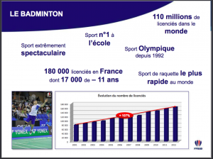 Badminton en France